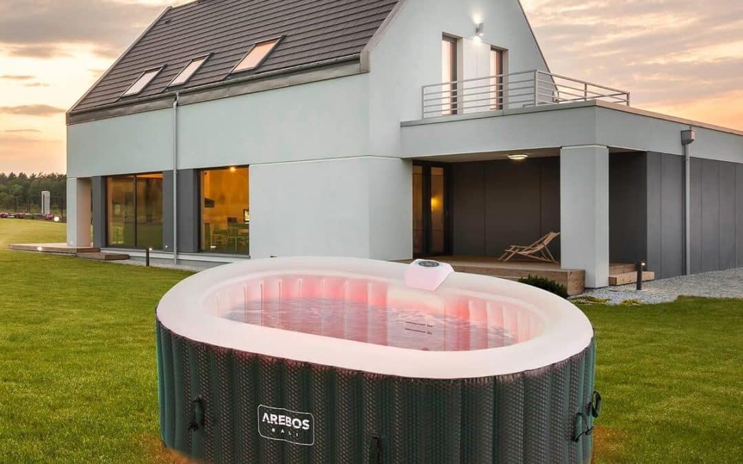 Test du spa gonflable Arebos : lED et confort à 2 dans 90 jets