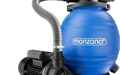 Test du système de filtre à sable Monzana pompe piscine 400W