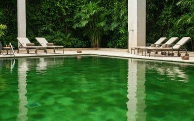 Eau verte dans un spa : causes et solutions