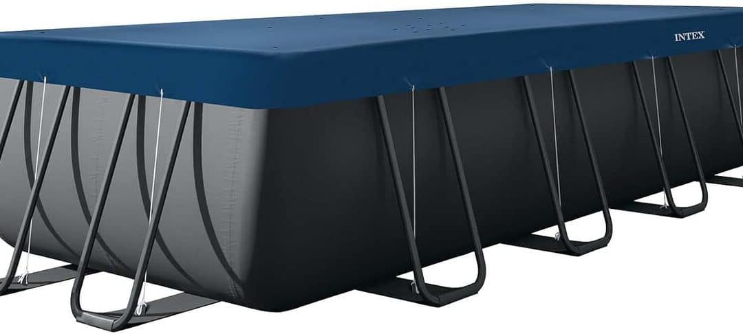 Test de la bâche d'hiver Intex 28086 pour piscine rectangulaire