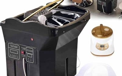 Test du spa pour tête japonais : bassin shampoing portable 60 L, fumigation et thérapie par lumière