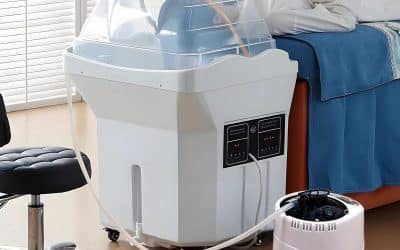 Test : équipement de spa mobile avec bac à shampoing et rinçage en cascade
