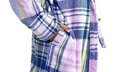 Test : peignoir polaire Vera Bradley améthyste XXL/3XL femme