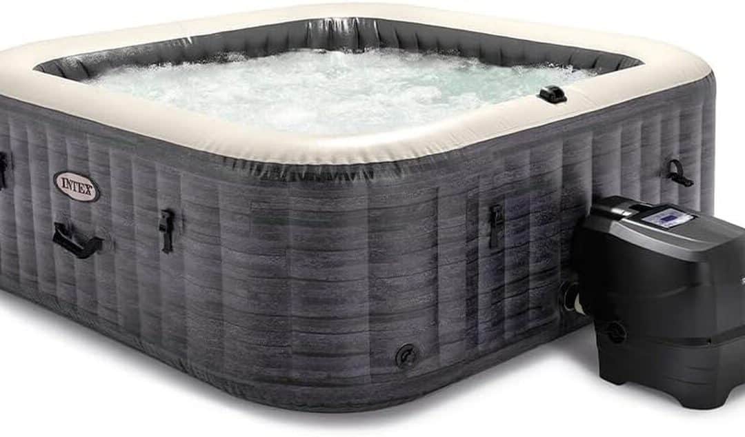 Test du spa carré à bulles Intex Greystone Deluxe 6 personnes