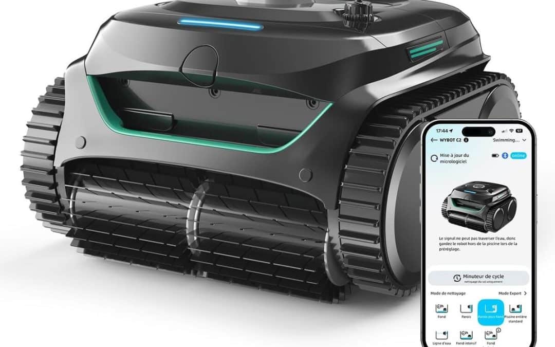 Test : wYBOT C2, robot piscine sans fil puissant et autonome
