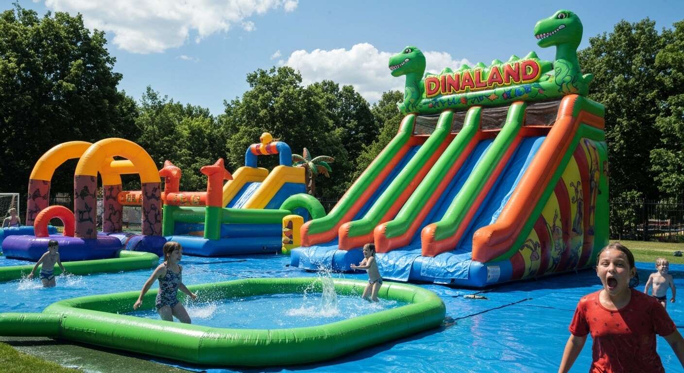 Un espace de jeu aquatique th&eacute;matique