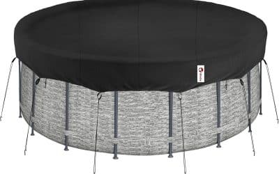 Test : bâche pour piscine iBirdie 2, 4 m ronde et résistante