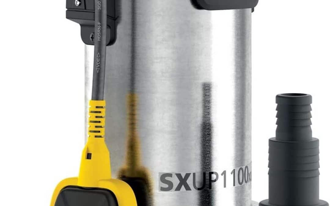 Test de la pompe immergée Stanley SXUP1100XDE : puissance et efficacité
