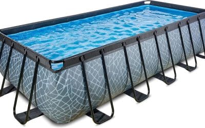 Test piscine EXIT TOYS Stone : grande, profonde et design unique