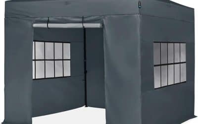 Test : tente Easy-Up Vonroc 3×3 m imperméable et modulable
