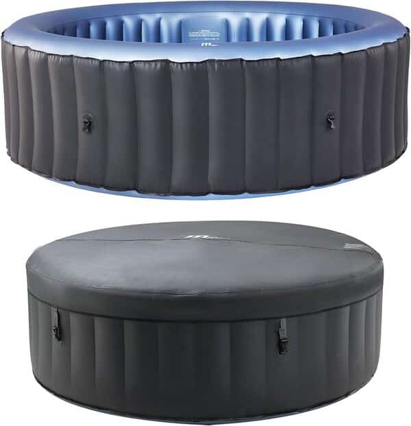 Happy Garden MSPA - Spa Gonflable Rond Bergen - 6 Places C-BE061 Gris