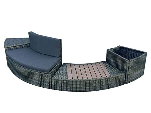 Avis détaillé sur le habillage spa rond Bestway en rotin brun : qualité, installation, confort et design pour un espace détente optimal