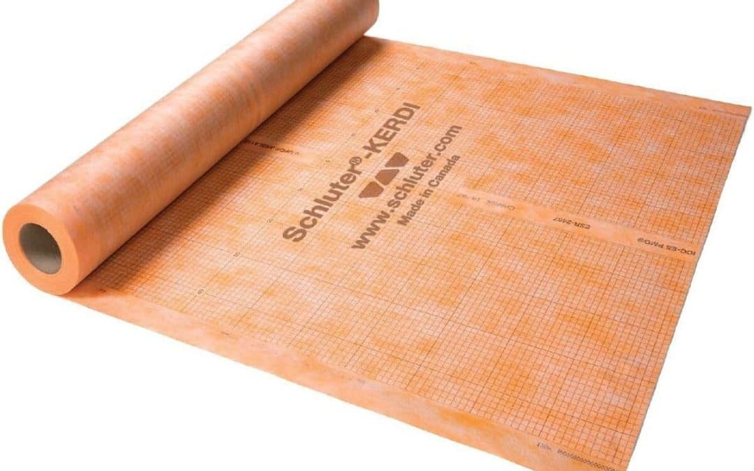 Test : membrane Schluter Kerdi KERDI-DS pour hammam